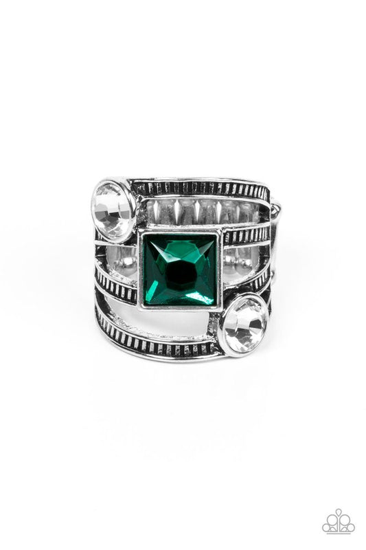 Galactic Governess - Green - Paparazzi Ring Image