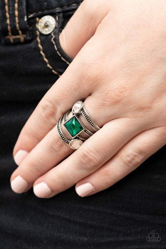 Galactic Governess - Green - Paparazzi Ring Image