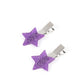 Sparkly Star Chart - Purple - Paparazzi Hair Accessories Image