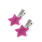 Sparkly Star Chart - Pink - Paparazzi Hair Accessories Image
