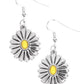 Delectably Daisy - Yellow - Paparazzi Earring Image