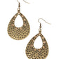 Terraform Twinkle - Brown - Paparazzi Earring Image