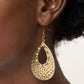 Terraform Twinkle - Brown - Paparazzi Earring Image