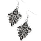 Stellar-escent Elegance - Silver - Paparazzi Earring Image