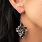 Stellar-escent Elegance - Silver - Paparazzi Earring Image