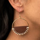 Lavishly Laid Back - Brown - Paparazzi Earring Image