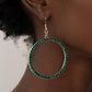 Head-Turning Halo - Green - Paparazzi Earring Image