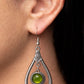 Ethereal Emblem - Green - Paparazzi Earring Image