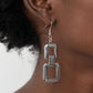 Public Square - Silver - Paparazzi Earring Image