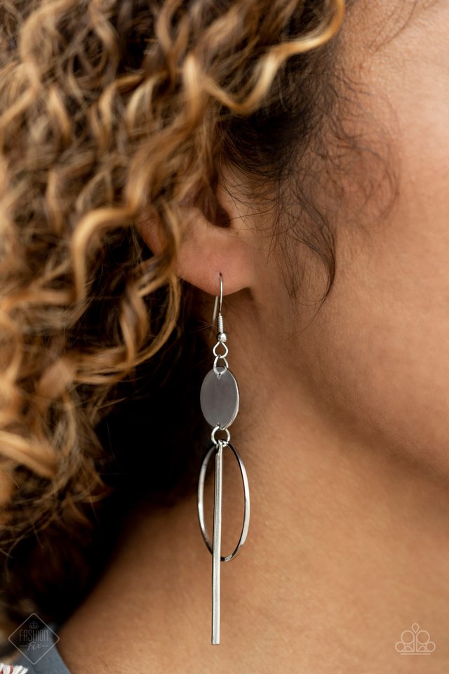 Harmoniously Balanced - Silver - Paparazzi Earring Image