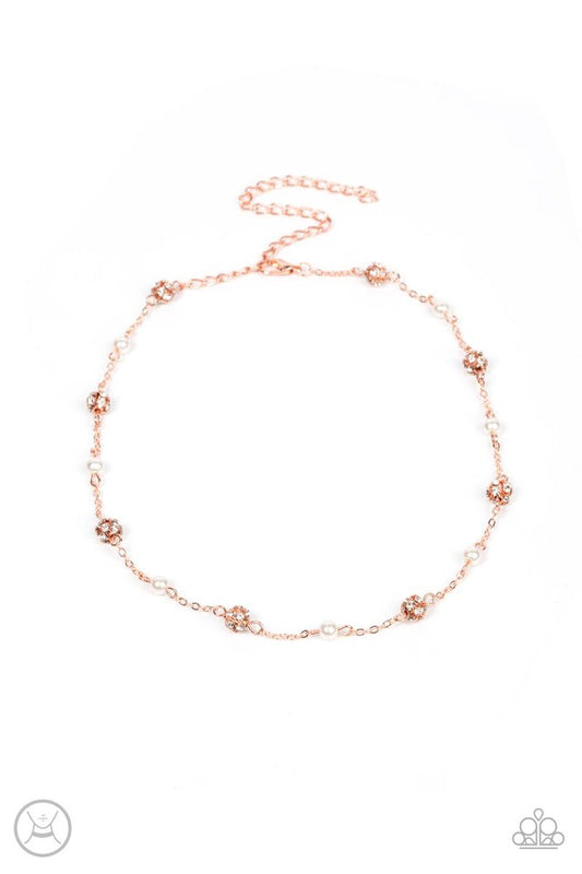 Rumored Romance - Copper - Paparazzi Necklace Image