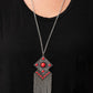 Kite Flight - Red - Paparazzi Necklace Image