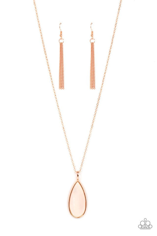 Yacht Ready - Copper - Paparazzi Necklace Image