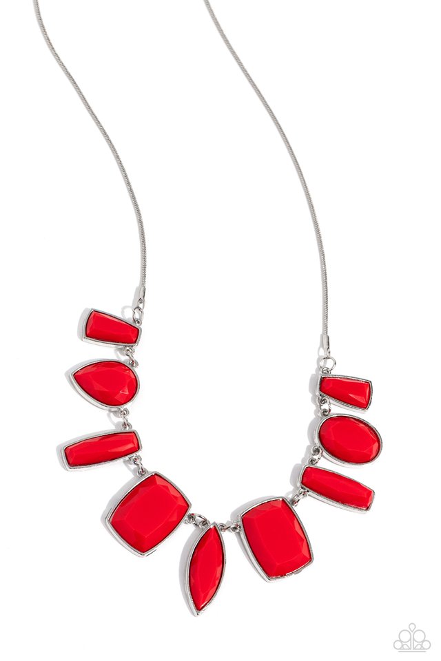 Luscious Luxe - Red - Paparazzi Necklace Image