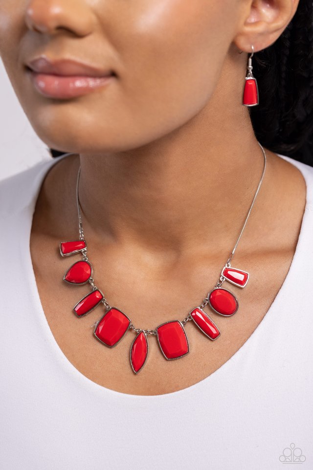 Luscious Luxe - Red - Paparazzi Necklace Image