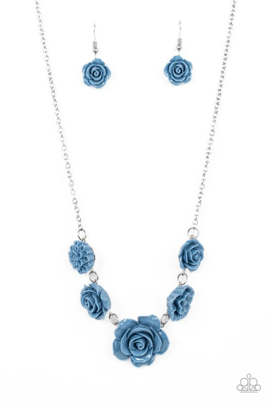 PRIMROSE and Pretty - Blue - Paparazzi Necklace Image