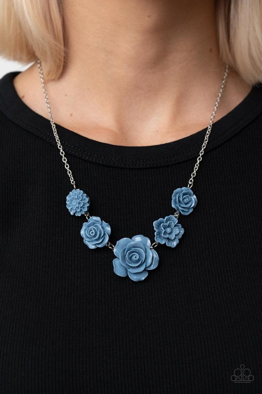 PRIMROSE and Pretty - Blue - Paparazzi Necklace Image