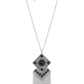 Kite Flight - Black - Paparazzi Necklace Image