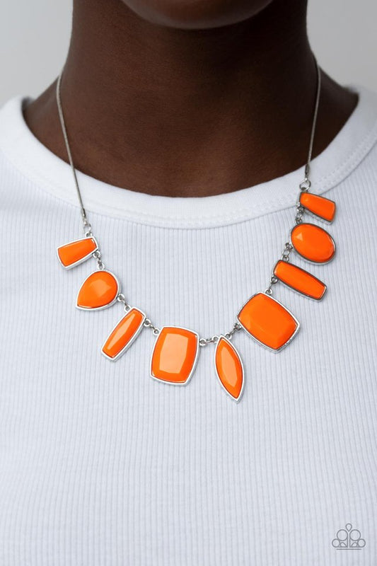 Luscious Luxe - Orange - Paparazzi Necklace Image