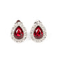 Haute Happy Hour - Red - Paparazzi Earring Image