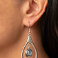 Ethereal Emblem - Blue - Paparazzi Earring Image