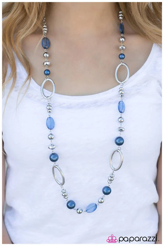 Paparazzi Necklace ~ Celebrity - Blue