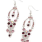 Sophisticated Starlet - Purple - Paparazzi Earring Image