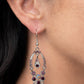 Sophisticated Starlet - Purple - Paparazzi Earring Image