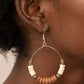 Earthy Esteem - Brown - Paparazzi Earring Image