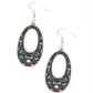 Colorfully Moon Child - Multi - Paparazzi Earring Image