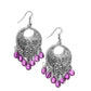Prismatically Prairie - Purple - Paparazzi Earring Image