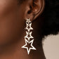 ​Superstar Crescendo - Silver - Paparazzi Earring Image