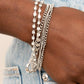 Secretly Sassy - White - Paparazzi Bracelet Image