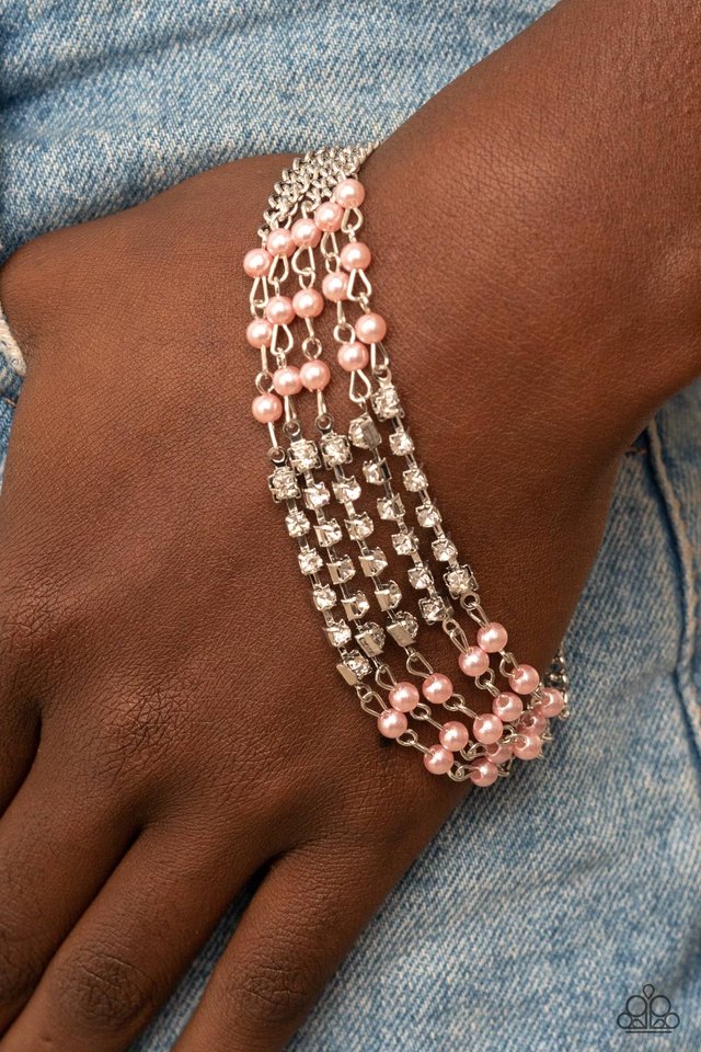 ​Experienced in Elegance - Pink - Paparazzi Bracelet Image