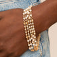 Experienced in Elegance - Gold - Paparazzi Bracelet Image