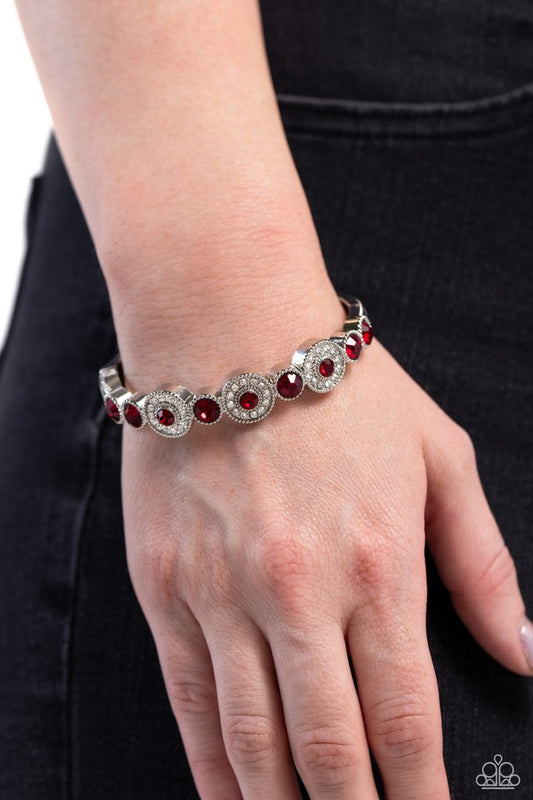 ​Crowns Only Club - Red - Paparazzi Bracelet Image