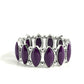 Cry Me a RIVERA - Purple - Paparazzi Bracelet Image