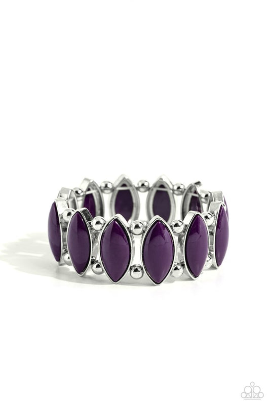 Cry Me a RIVERA - Purple - Paparazzi Bracelet Image