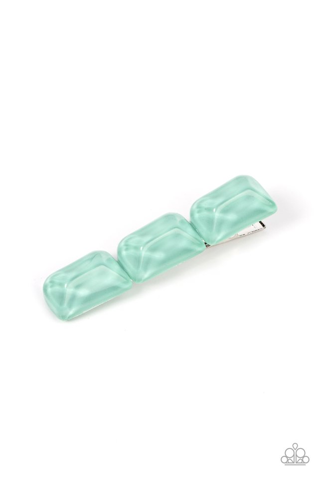 Gemstone Glimmer - Green - Paparazzi Hair Accessories Image