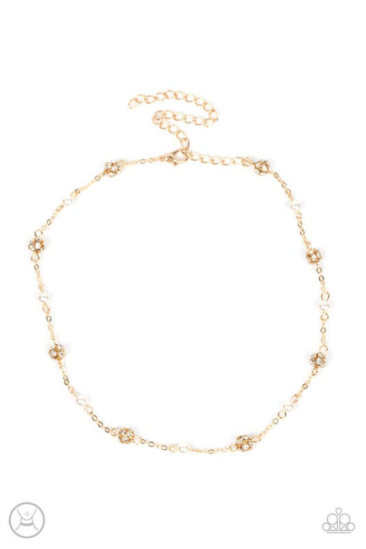 Rumored Romance - Gold - Paparazzi Necklace Image