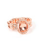 Dazzling I Dos - Copper - Paparazzi Ring Image