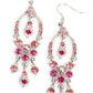 Sophisticated Starlet - Pink - Paparazzi Earring Image