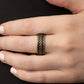 Rebellious Ridges - Brass - Paparazzi Ring Image