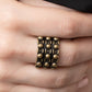 Dauntless Demeanor - Brass - Paparazzi Ring Image