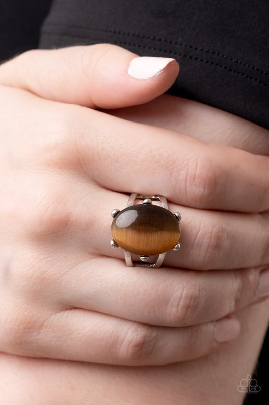 Enchantingly Everglades - Brown - Paparazzi Ring Image