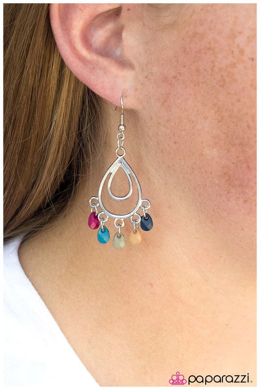 Paparazzi Earring ~ Bahama Mama - Multi