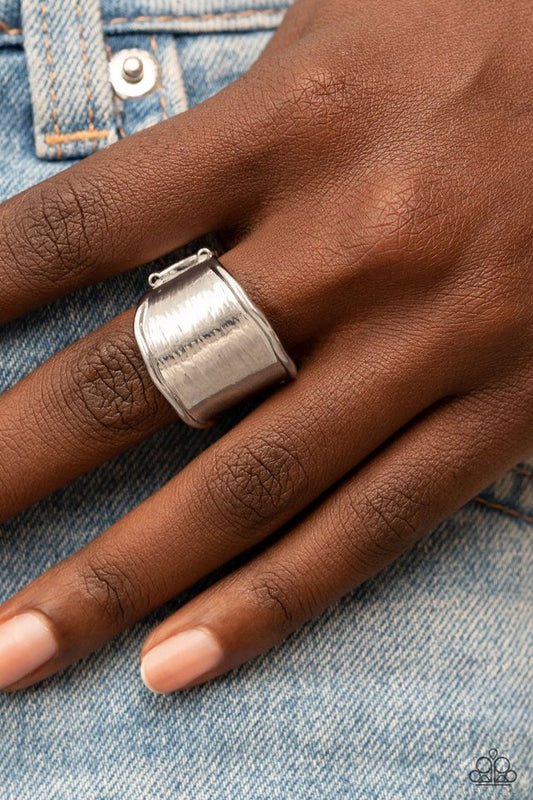 Too Little Too SLATE - Silver - Paparazzi Ring Image