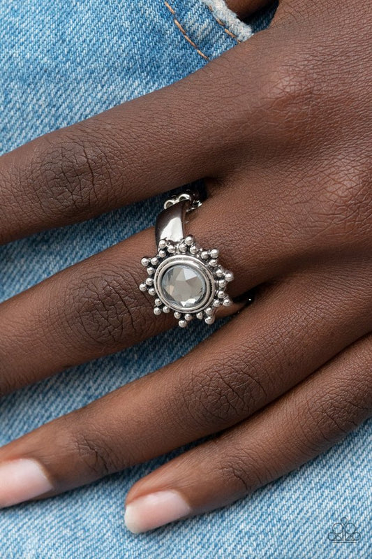 Expect Sunshine and REIGN - Silver - Paparazzi Ring Image