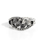 Stiletto Sparkle - Silver - Paparazzi Ring Image