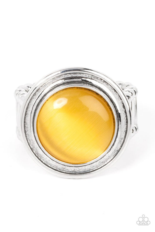 Laguna Luminosity - Yellow - Paparazzi Ring Image